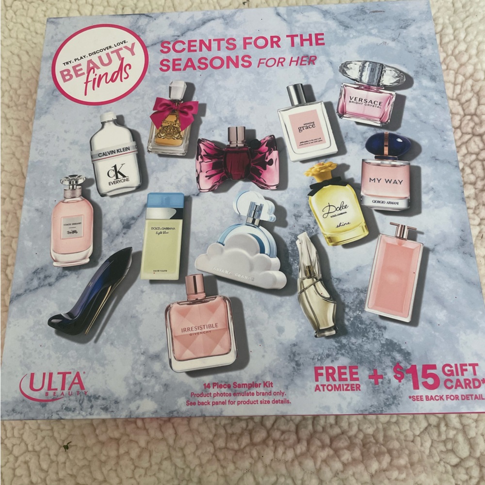 14 piece perfume sampler kit